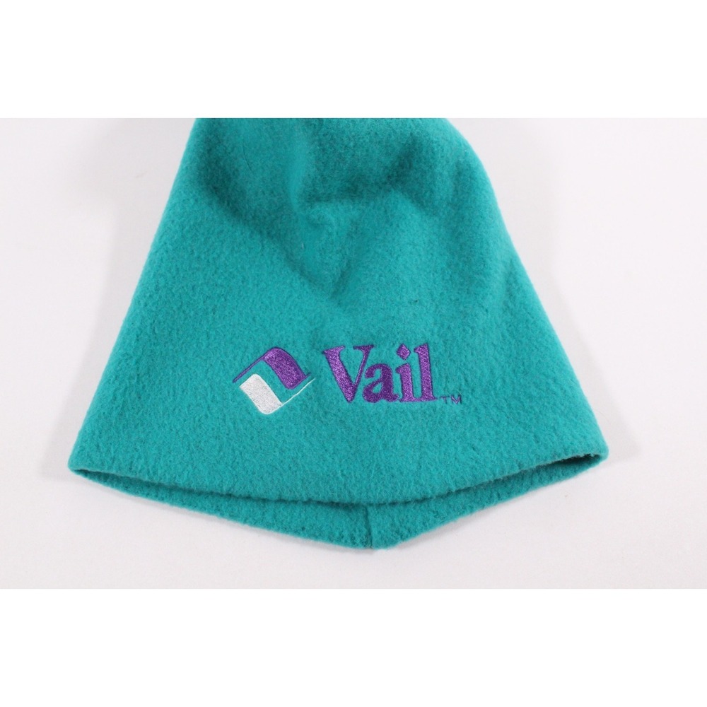 Vintage SCI Ski Country Imports Vail Colorado Fleece Beanie Hat Winter Ski Snow